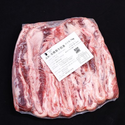 安格斯冷冻牛肉商用家用黑椒谷饲雪花肉眼牛肋条雪花牛肉火锅店用图2