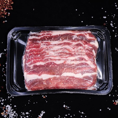 谷饲单层肥牛雪花肥牛商用火锅烧烤串串食材五花肥牛火锅肥牛批发图2
