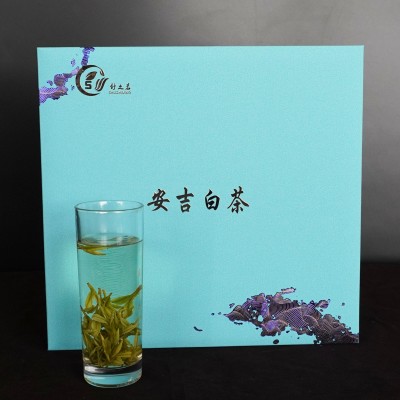 2021新茶绿茶舒之茗明前安吉白茶黄金叶源产地浙江特产高奶白春茶图4