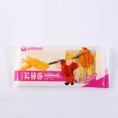 海涛芙蓉虾 天妇罗油炸虾 日韩料理小吃点心 裹粉玉米片炸虾棒图4