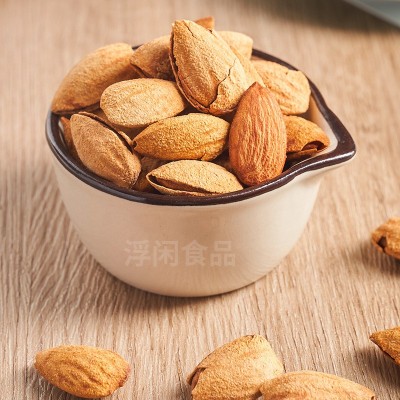 【巴旦木扁桃仁】罐装剥皮手剥纸皮坚果炒货散装批发办公休闲零食图3