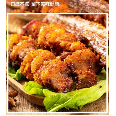 脆皮五花肉 麻辣休闲零食小吃烤熟食肉 重庆特产肉类零食厂家直销图3