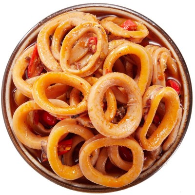 麻辣鱿鱼圈即食海鲜香辣零食特产海鲜熟食鱿鱼圈团购批发一件代发图5