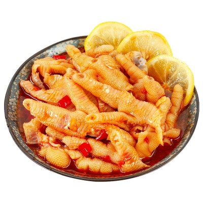 水乡燕酸辣无骨鸡爪200g蒜香柠檬凤爪网红休闲零食肉类小吃批发图5