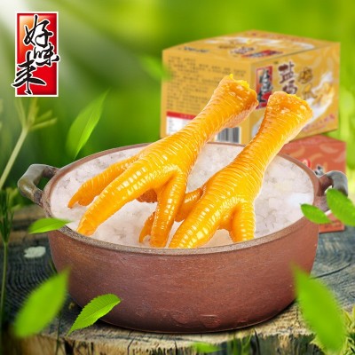好味来300g盐焗鸡爪20包盒装休闲零食鸡脚熟学生卤味小吃农家凤爪