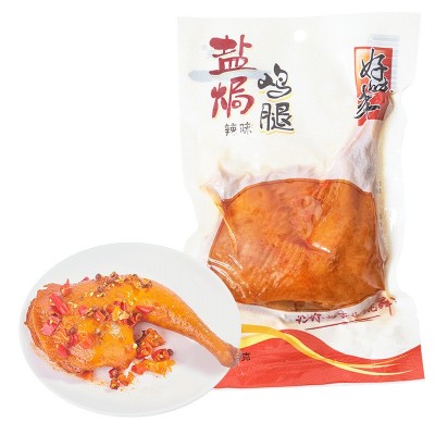 好味来80g盐焗鸡腿肉类休闲食品卤味零食特产卤小吃真空熟食厂批图2