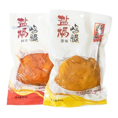 好味来80g盐焗鸡腿肉类休闲食品卤味零食特产卤小吃真空熟食厂批图3