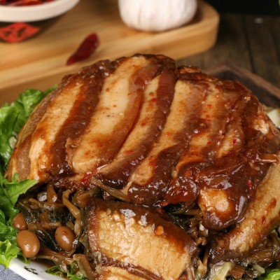 批发团购梅菜扣肉 500g碗装即食卤肉制品 懒人速食下酒菜扣肉图4