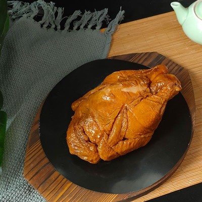五香荷叶鸡批发 加热即食快餐酒店食材 零食熟食真空包装荷叶鸡