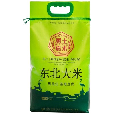 黑土嘉禾东北大米5kg厂家直批代发黑龙江圆粒珍珠米新米袋装10斤图5