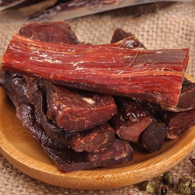 疯味世代罐装手撕牛肉168g 四川厂家直销五香味麻辣味手撕牛肉图4