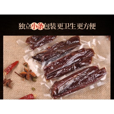 疯味世代罐装手撕牛肉168g 四川厂家直销五香味麻辣味手撕牛肉图2