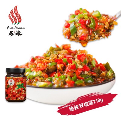 辣椒酱四川风味酱烧椒虎皮剁椒酱调味酱香辣蒜蓉瓶下饭外卖料批发图1