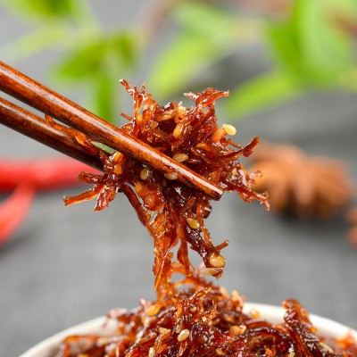 菲辣灯影牛肉丝四川特产麻辣牛肉小吃休闲零食牛肉丝散装小包代发图2