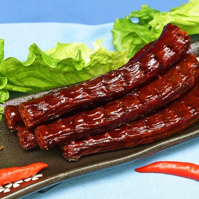 酱香辣酱鸭脖 休闲鸭肉类网红零食鸭脖子 特色小吃卤味熟食批发图5
