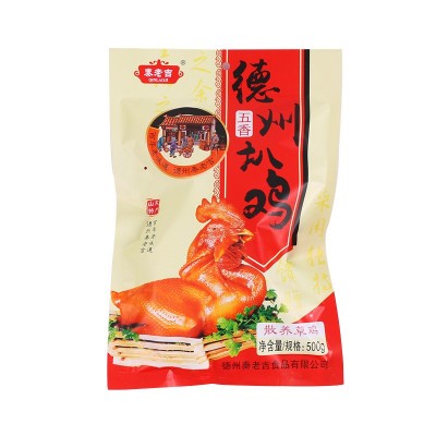 德州五香扒鸡 真空包装麻油鸡 500g麻辣鸡卤味香麻鸡熟食批发图4