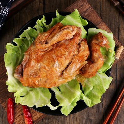 德州五香扒鸡 真空包装麻油鸡 500g麻辣鸡卤味香麻鸡熟食批发图3
