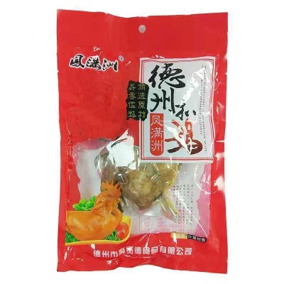 德州凤满洲扒鸡300g鸡肉零食即食真空卤味制品厂家现货速发图5