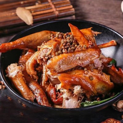 正宗手撕麻椒鸡五香鸡真空包装即食卤味熟食网红零食小吃厂家批发图4