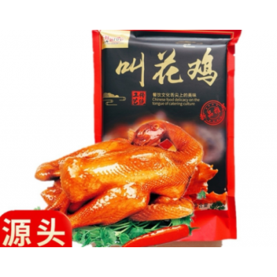 德州风味扒鸡叫花鸡五香脱骨扒鸡烤鸡熟食卤味肉零食500g厂家批发