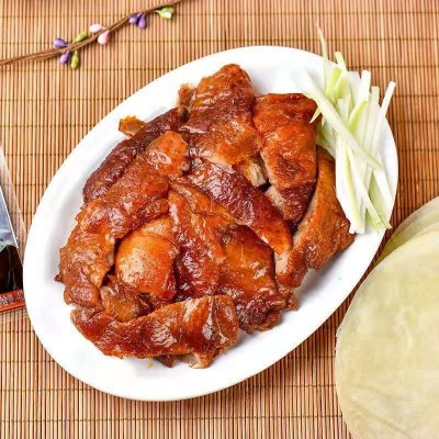 北京烤鸭名菜特产 烤鸭开袋即食下酒菜真空熟食酱鸭板鸭厂家批发图2