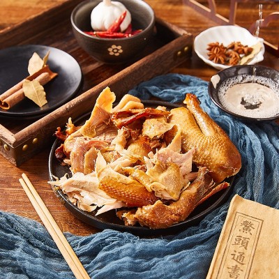 北京烤鸭600g原味叫花鸡500g卤味鸡肉鸭肉零食烧鸡厂家批发图5