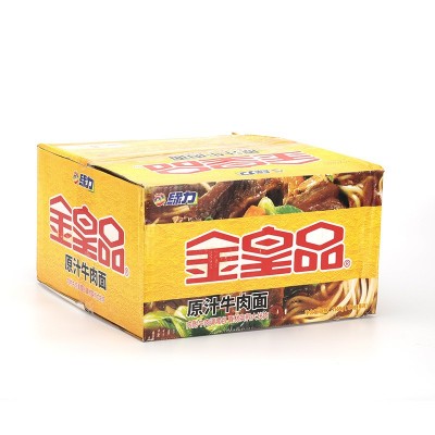牛八食品批发牛肉面速食方便面8碗整箱装大块 金皇品牛肉泡面整箱图5