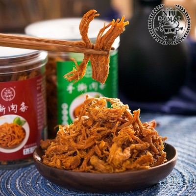 牛八食品手撕肉条 肉丝温州湖岭特产休闲小零食直销批发图4