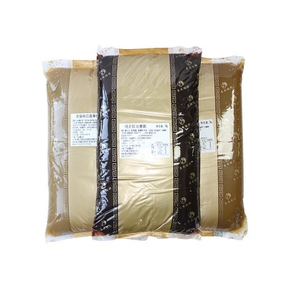红豆沙白莲蓉馅料泥 五仁紫薯蛋黄流沙月饼烘焙新年点心馅料5KG装图5