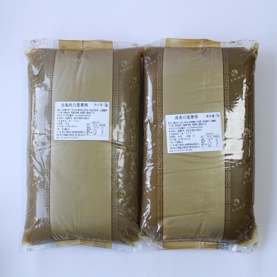 红豆沙白莲蓉馅料泥 五仁紫薯蛋黄流沙月饼烘焙新年点心馅料5KG装图2