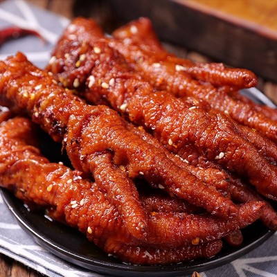 味滋源虎皮凤爪200g/袋 办公休闲零食小吃鸡爪子即食辣卤味熟食品
