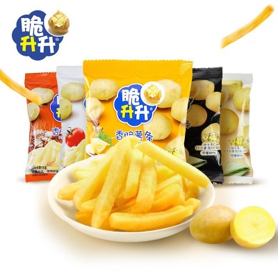 脆升升香脆薯条20g鲜切薯片蜂蜜黄油脆生生休闲零食大礼包批发图5