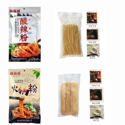 重庆酸辣粉红薯粗粉冲泡方便速食248g袋装整箱超市食品零售 批发图2
