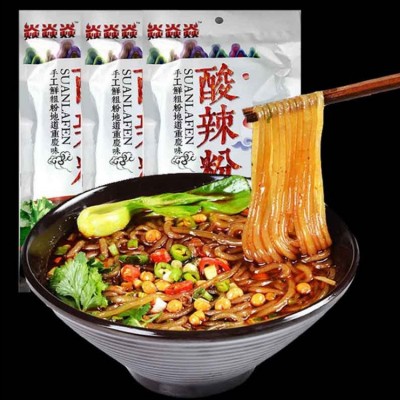 重庆酸辣粉红薯粗粉冲泡方便速食248g袋装整箱超市食品零售 批发