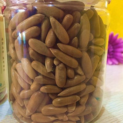 新货大颗粒巴西松子手剥松子原味薄壳罐装坚果批发代发图3