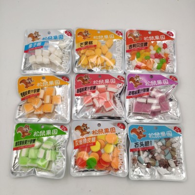 零售两元装食品蜜饯梅子葡萄干芒果糕学校超市零食马赛克形状糖果图2