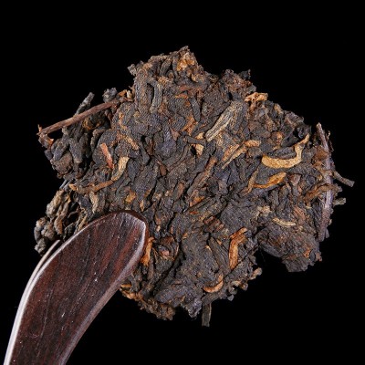 云南普洱茶熟茶2018年戊戌年金犬旺福茶饼357g图2
