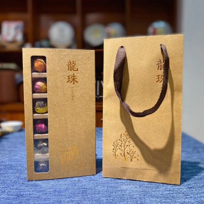 一件批发 云南普洱2020龙珠调味花茶 重瓣玫瑰 乔木手工茶 礼盒装