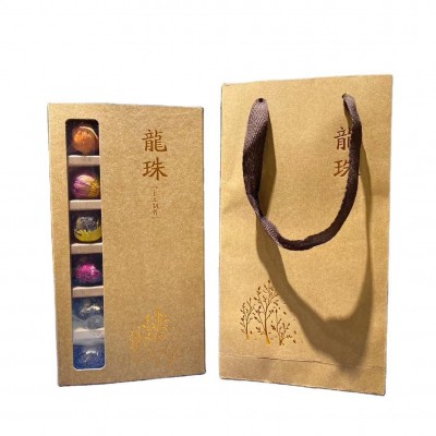 一件批发 云南普洱2020龙珠调味花茶 重瓣玫瑰 乔木手工茶 礼盒装图5