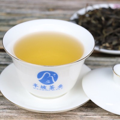 云南普洱茶饼茶茶料邦东大树春茶2022年春茶纯料散茶500g散装生茶图4