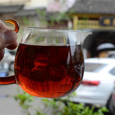 延初茶业 云南普洱茶熟茶357克老班章熟茶大叶茶饼茶厂家直接发货图4