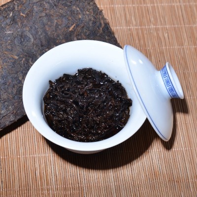 延初茶业 云南普洱 熟茶老班章250克砖茶勐海熟茶砖厂家直接发货图4