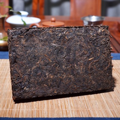 延初茶业 云南普洱 熟茶老班章250克砖茶勐海熟茶砖厂家直接发货图3
