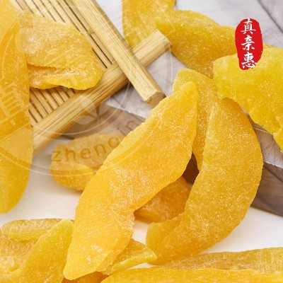一级黄桃干桃脯桃肉干水果干果脯蜜饯黄桃干货500g休闲零食批发图2