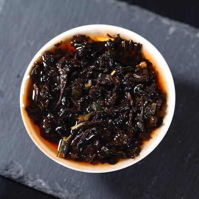 批发勐海普洱熟茶陈香糯香小圆饼熟饼迷你小沱茶熟普500g散装茶叶图4