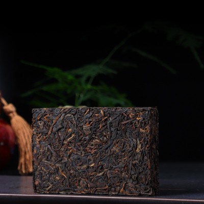 勐库华益茶厂2018年无界古树普洱茶熟茶砖春茶叶批发200g图2