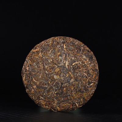 2016年勐库华益小户赛普洱茶生茶春茶饼古树茶叶茶厂批发400g图2