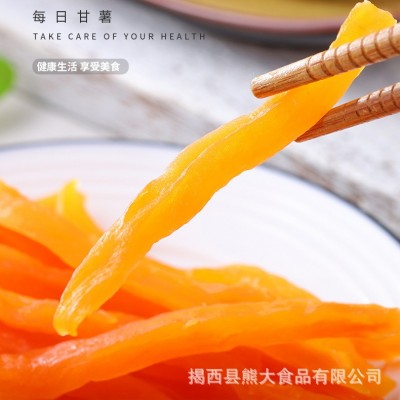 果自源100g地瓜干红薯条片厂家直销批发果脯蜜饯休闲零食图3