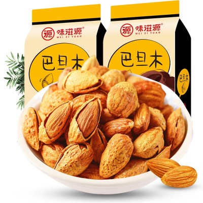 味滋源_手剥巴旦木120g袋坚果炒货特产小吃办公休闲零食品图5