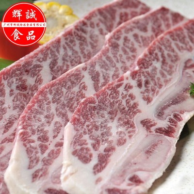 美国安格斯牛仔骨 雪花带骨牛小排台塑牛扒三支牛肋骨 ibp厂